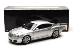 Bentley Continental GT Ezüst Minichamps 1:18 100139021 Fém – 8. kép a 8-ből