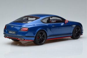 Bentley Continental GT Speed Black Edition Kék GT Spirit 1:18 KJ006 Gyanta – 2. kép a 6-ből