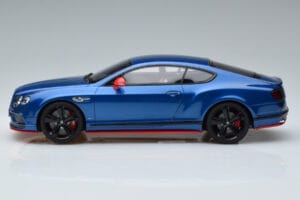Bentley Continental GT Speed Black Edition Kék GT Spirit 1:18 KJ006 Gyanta – 3. kép a 6-ből