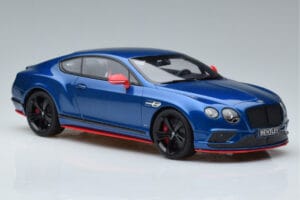 Bentley Continental GT Speed Black Edition Kék GT Spirit 1:18 KJ006 Gyanta – 4. kép a 6-ből