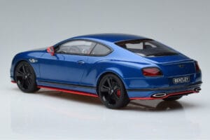 Bentley Continental GT Speed Black Edition Kék GT Spirit 1:18 KJ006 Gyanta – 5. kép a 6-ből