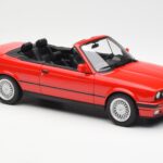 BMW 318i E30 Kabrió Piros Norev 1:18 183210 - image 4 of 6