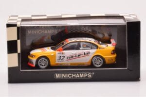 BMW 320i E46 Wiechers Sport #32 Hennerici / Wiechers WTCC 2005 Minichamps 1:43 400052432 Fém – 4. kép a 4-ből