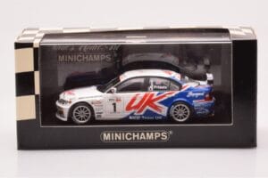 BMW 320si E90 BMW Team UK #1 A. Priaulx WTCC Porto Winner 2007 Minichamps 1:43 400072601 Fém – 4. kép a 4-ből