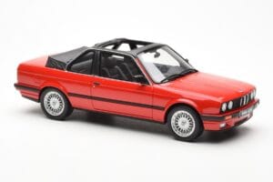 BMW 325i E30 Baur Piros Metallic Otto 1:18 OT767 Gyanta – 4. kép a 6-ből