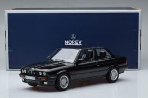 BMW 325i E30 Fekete Norev 1:18 183203 Fém – 6. kép a 6-ből