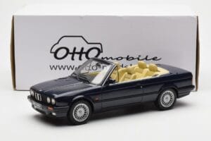 BMW 325i E30 Kabrió Kék Otto 1:18 OT114 Gyanta – 6. kép a 6-ből