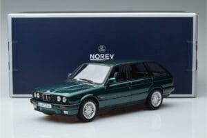 BMW 325i E30 Touring Zöld Metál Norev 1:18 183219 Fém – 6. kép a 6-ből