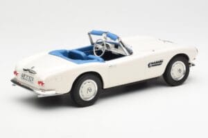 BMW 507 Roadster Fehér Norev 1:18 183232 Fém – 2. kép a 6-ből