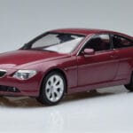 BMW 645Ci E63 Sötétpiros Kyosho 1:18 08701CR Fém