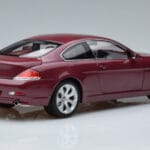 BMW 645Ci E63 Sötétpiros Kyosho 1:18 08701CR Fém - image 3 of 7