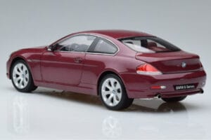BMW 645Ci E63 Sötétpiros Kyosho 1:18 08701CR Fém – 6. kép a 7-ből