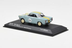 BMW 700 Sport #64 Hulbusch / Stausberg 12 Hours of Nurburgring 1961 Minichamps 1:43 400612364 Fém – 3. kép a 4-ből