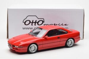 BMW 850 CSi E31 Piros Otto 1:18 OT158 Gyanta – 6. kép a 6-ből
