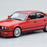 BMW Alpina B10 E34 Biturbo Piros Otto 1:18