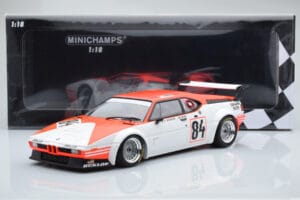 BMW M1 Equipe Dominique Lacaud #84 H. Stuck / Burger / D. Lacaud 24 Hours of Le Mans 1980 Minichamps 1:18 155802984 Fém – 6. kép a 6-ből