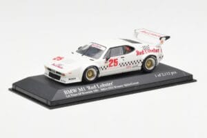 BMW M1 IMSA #25 Red Lobster Cowart / Miller LA Times Grand Prix Winner 1981 Minichamps 1:43 430812525 Fém – 2. kép a 4-ből