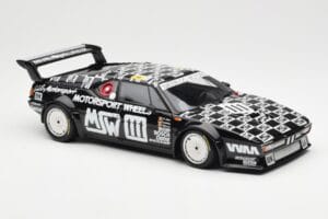 BMW M1 #111 Team MK Motorsport J-L. Witmeur / Krankenberg / Libert 24 Hours of Le Mans 1986 Minichamps 1:18 180862911 Fém – 6. kép a 8-ből