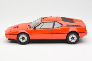 BMW M1 Narancssárga Metál Norev 1:18 183222 Fém – 4. kép a 8-ből