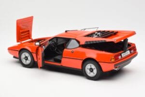BMW M1 Narancssárga Metál Norev 1:18 183222 Fém – 5. kép a 8-ből