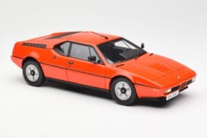 BMW M1 Narancssárga Metál Norev 1:18 183222 Fém – 6. kép a 8-ből