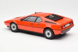 BMW M1 Narancssárga Metál Norev 1:18 183222 Fém – 7. kép a 8-ből