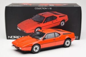 BMW M1 Narancssárga Metál Norev 1:18 183222 Fém – 8. kép a 8-ből