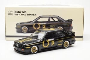 BMW M3 E30 #3 J. Richards Austrian Airlines ATCC 1987 AUTOart 1:18 88745 Fém – 8. kép a 8-ből