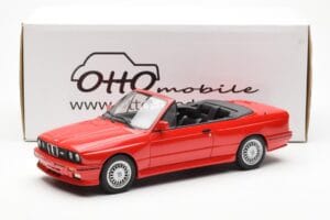 BMW M3 E30 Kabrió Piros Otto 1:18 OT077 Gyanta – 6. kép a 6-ből