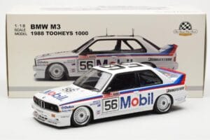 BMW M3 E30 #56 P. Brock / J. Richards Mobil Bathurst 1000 1988 AUTOart 1:18 88847 Fém – 9. kép a 9-ből