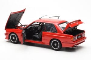 BMW M3 E30 Sport Evolution Cecotto Edition Piros AUTOart 1:18 70566 Fém – 5. kép a 8-ből