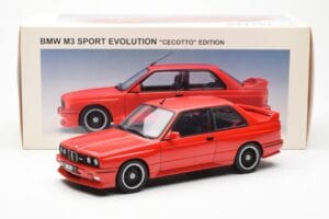 BMW M3 E30 Sport Evolution Cecotto Edition Piros AUTOart 1:18 70566 Fém – 8. kép a 8-ből