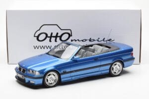 BMW M3 E36 Kabrió Kék Otto 1:18 OT279 Gyanta – 5. kép a 5-ből