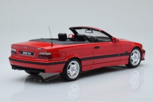 BMW M3 E36 Kabrió Piros Otto 1:18 OT1048 Gyanta – 2. kép a 6-ből