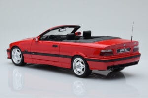BMW M3 E36 Kabrió Piros Otto 1:18 OT1048 Gyanta – 5. kép a 6-ből