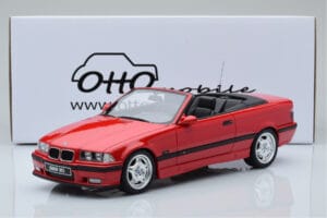 BMW M3 E36 Kabrió Piros Otto 1:18 OT1048 Gyanta – 6. kép a 6-ből