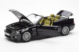 BMW M3 E46 Kabrió Fekete Kyosho 1:18 80430024431 Fém – 2. kép a 8-ből