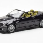 BMW M3 E46 Kabrió Fekete Kyosho 1:18