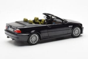 BMW M3 E46 Kabrió Fekete Kyosho 1:18 80430024431 Fém – 3. kép a 8-ből