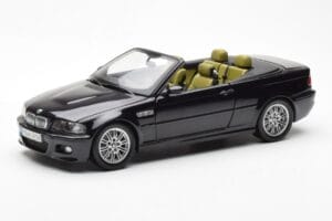 BMW M3 E46 Kabrió Fekete Kyosho 1:18 80430024431
