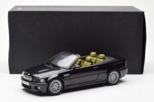 BMW M3 E46 Kabrió Fekete Kyosho 1:18 80430024431 Fém – 8. kép a 8-ből
