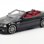 BMW M3 E46 Kabrió Fekete Otto 1:18