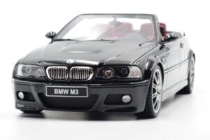 BMW M3 E46 Kabrió Fekete Otto 1:18 OT380 Gyanta – 6. kép a 9-ből