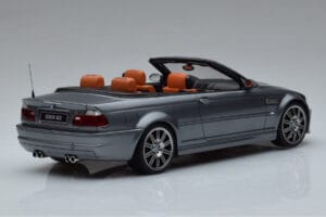 BMW M3 E46 Kabrió Szürke Otto 1:18 OT1006 Gyanta – 2. kép a 6-ből
