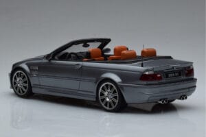 BMW M3 E46 Kabrió Szürke Otto 1:18 OT1006 Gyanta – 5. kép a 6-ből