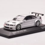 BMW M3 E46 GTR Street Ezüst Minichamps 1:43 - image 2 of 4