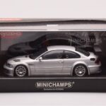 BMW M3 E46 GTR Street Ezüst Minichamps 1:43 - image 4 of 4