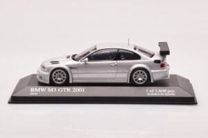 BMW M3 E46 GTR Street Ezüst Minichamps 1:43
