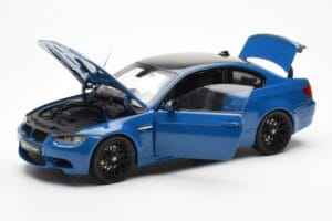 BMW M3 E92 Laguna Seca Blue Kyosho 1:18 08734LBL Fém – 2. kép a 8-ből