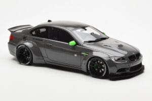 BMW M3 E92 LBWK Liberty Walk Szürke GT Spirit 1:18 GT127 Gyanta – 4. kép a 6-ből